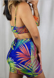 MIAMI NIGHTS TROPICAL DRESS