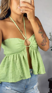 SAGE DREAM BABYDOLL HALTER